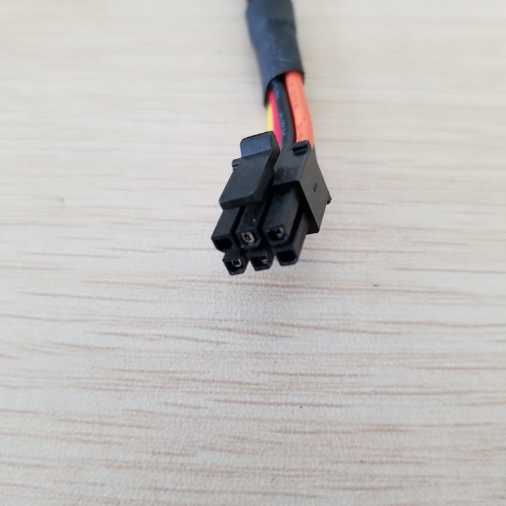 6Pin to Splitter 15Pin SATA สายไฟสําหรับ DELL Vostro 3650 3653 3655 คอมพิวเตอร์เดสก์ท็อป HDD SSD สายขยาย 50c
