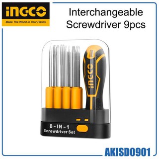 SCREWDRIVER 9PCS ชุดไขควง ชุดไขควงเปลี่ยนหัว ชุดไขควงเอนกประสงค์ 9 ชิ้น T0957