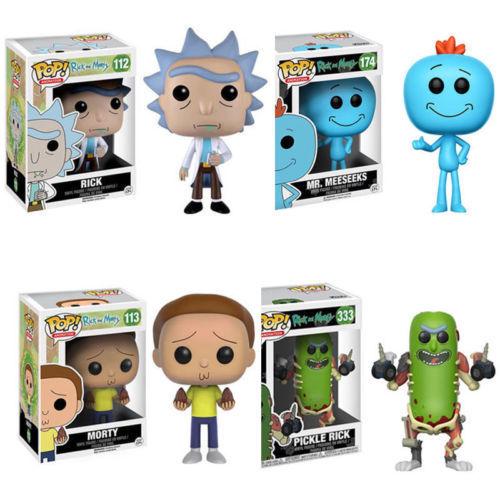 Funko Pop Rick and Morty Mr.Meeseeks ฟิกเกอร์ PVC ของเล่นสะสม พร้อมกล่อง