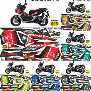 สติกเกอร์ Mandalika Petronas striping adv 150 สําหรับติดตกแต่งรถยนต์