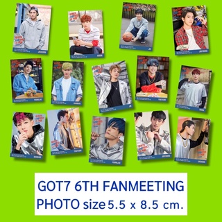 GOT7 💚 I GOT7 6TH FAN MEETING PHOTO รูป FANMADE 5.5x8.5 cm.