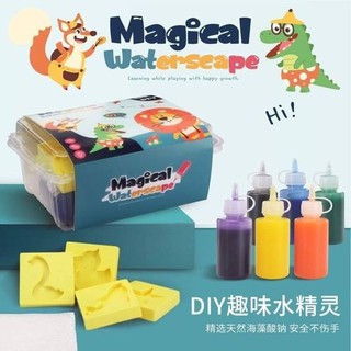 DIY ของเล่น เจลลี่รูปสัตว์น่ารัก (Magic water toys handmade puzzle DIY)