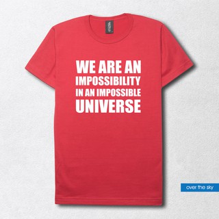 over the sky T-shirt กราฟฟิค เสื้อยืดคอกลม - ตัวอักษร แฟนซี We are