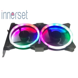 [innerset] อุปกรณ์เมาท์ขาตั้งพัดลมคู่ PCI 90 มม. 120 มม. สําหรับการ์ดจอตั้งโต๊ะ