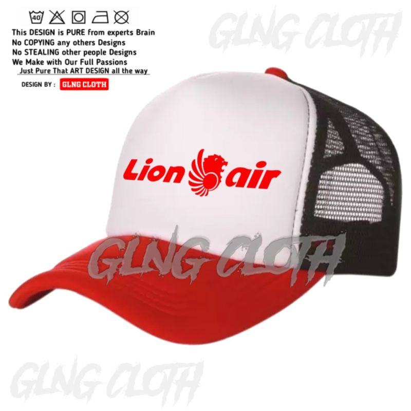 หมวกตาข่าย Lion Air Trucker - หมวกสิงโตแอร์