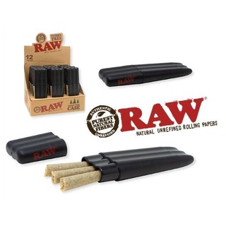 -พร้อมส่ง- Raw ที่ใส่กระดาษโรล 3 ชิ้น สีดำเก็บง่าย  พกพาสะดวก