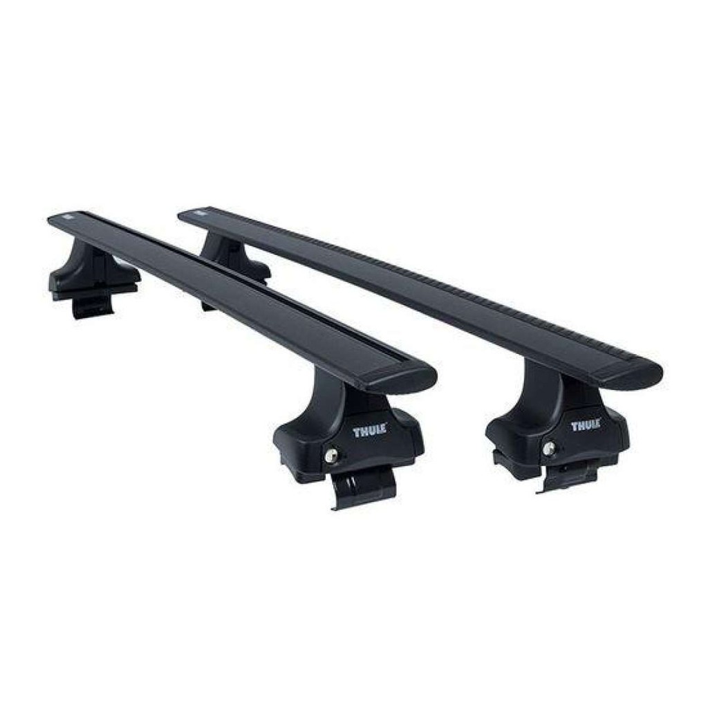 แร็คหลังคา THULE สีดำ สำหรับ Toyota ชุดขาจับ+คานขวาง Roof Rack ตรงรุ่นโตโยต้า