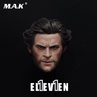 A  Action Figure head 1/6 Scale Uncle Hugh Jackman Wolverine Head Sculpt 1:6