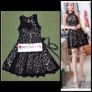 X515 A5 ชุดเดรส Size M 30-32/24-26/Free ยาว 30” New ผ้าทิ้งหนักสวย
