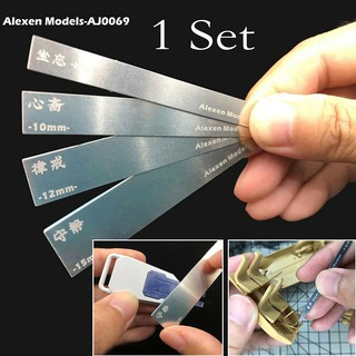 10 in 1 alexen ชุดอุปกรณ์เครื่องมือสแตนเลสสําหรับใช้ในการทํางานหัตถกรรม