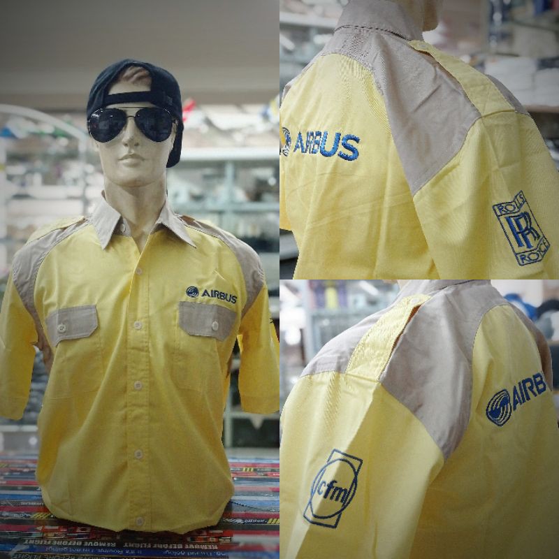 เสื้อ KEMEJA Boeing Airbus Fokker
