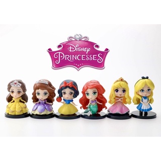 โมเดล เจ้าหญิงดีสนีย์ Disney Princess ขนาด 7 ซม. น่ารัก ราถูก เก็บปลายทางได้ สินค้าพร้อมส่ง