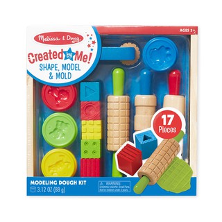 Melissa &amp; Doug รุ่น 165 Shape, Model and Mold ชุดแป้งโดว์ ปั้น ตัด ประดิษฐ์ พร้อมอุปกรณ์ เสริมสร้างการเรียนรู้ ความคิดสร