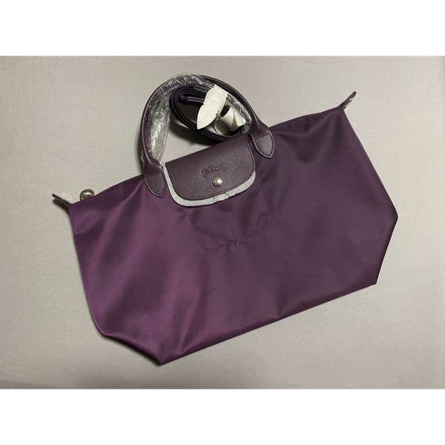 ของแท้ 💯% Longchamp Le Pliage Neo - Size M สี Bilberry (New)