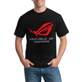 เสื้อยืดลําลอง พิมพ์ลาย Asus Republic Of Gamers สําหรับผู้ชาย