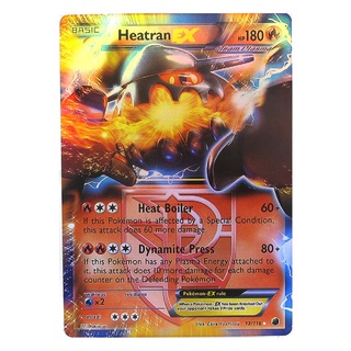 Heatran EX 13/116 ฮีทราน Pokemon Matt Card ภาษาอังกฤษ