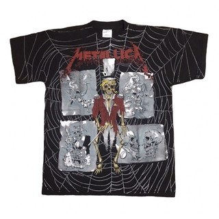 เสื้อยืดโอเวอร์ปริ้น 90’ METALLICA  ผ้าฟอกเหมือนเก่าเหมือนแท้ Size” L / XL โปรดระบุไซร้ด้วยค่ะครับ