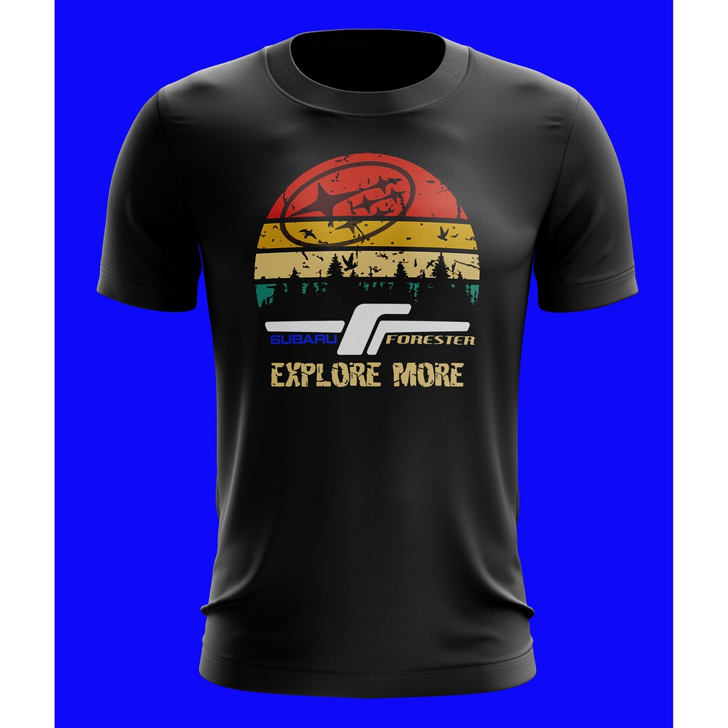 เสื้อยืด SUBARU FORESTER DTF PRINTING