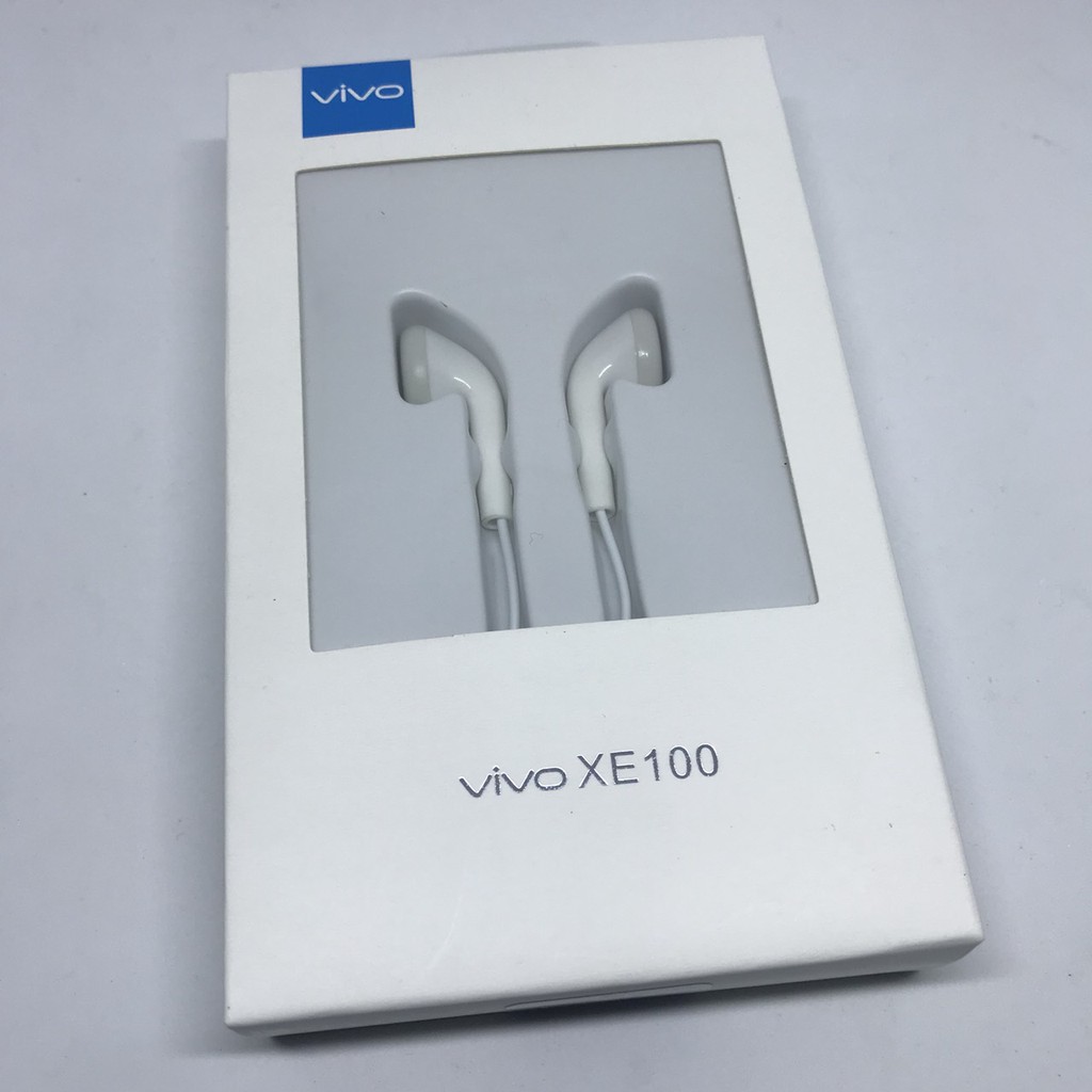 Vivo XE100 หูฟังear bud with Mic ของแท้ รองรับ Vivo เเละ smartphones รุ่นอื่นๆ
