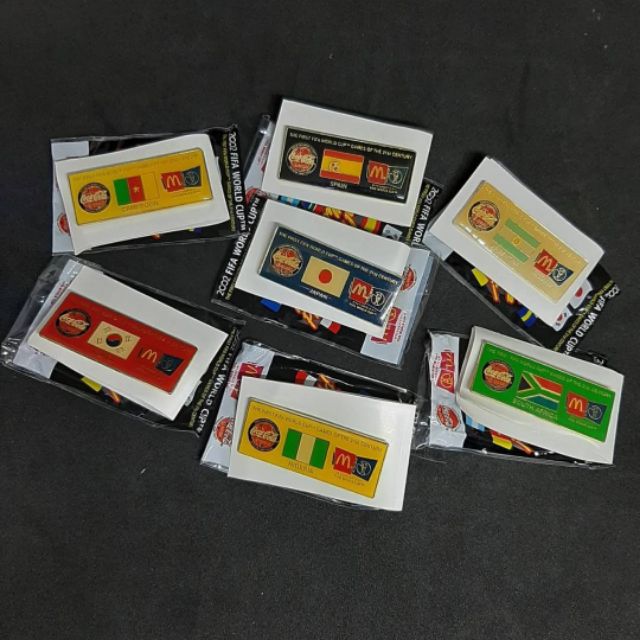 ของสะสมโค้ก Pin ที่ระลึก 2002 FIFA WORLD CUP - COKE