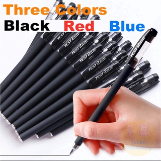 ปากกาเจล 0.5 มม. 0.38 มม. สีฟ้า ดํา แดง สําหรับสํานักงาน โรงเรียน เซ็นลายเซ็น 1 ชิ้น