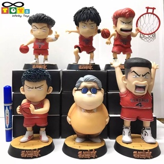 Model Slamdunk โมเดลสแลมดั้ง ครบทีม รวม อาจารย์ (ทั้งหมด 6ตัว)