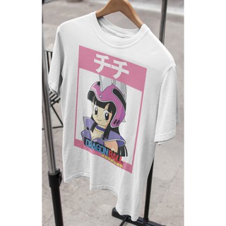 คอตต้อนคอกลมเสื้อยืด Unisex รุ่น จีจี้ Chi-Chi T-Shirt ดราก้อนบอล (Dragon Ball Collection) สวยใส่สบายแบรนด์ Khepri 100%c