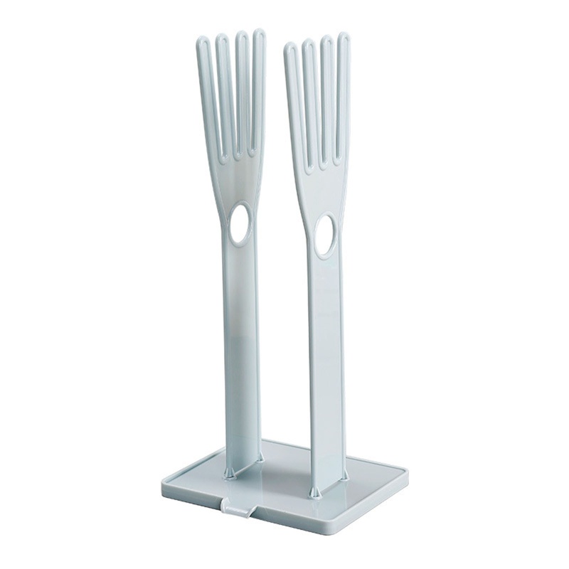 KING Space ถุงมือที่มีประสิทธิภาพการออกแบบราวตากผ้าถุงมืออเนกประสงค์ที่แขวนเสื้อผ้าที่วางจัดเก็บสําหรับการจัดเก็บแบบพกพา - รูปที่ 4