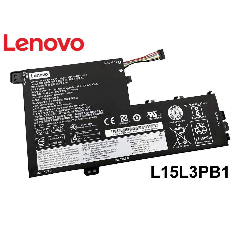 (ส่งฟรี ประกัน 1 ปี) Lenovo Battery Notebook  แบตเตอรี่โน๊ตบุ๊ก Lenovo Ideapad 320s-15IKB Series L15L3PB1 ของแท้ 100%