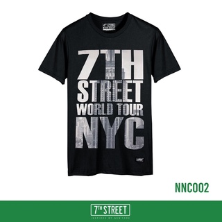 เสื้อยืดผ้าฝ้ายพิมพ์ลายแฟชั่นเสื้อยืดแขนสั้น 7thStreet​ ลาย NYC world tour  รุ่น NNC ของแท้100%  พร้อมส่ง