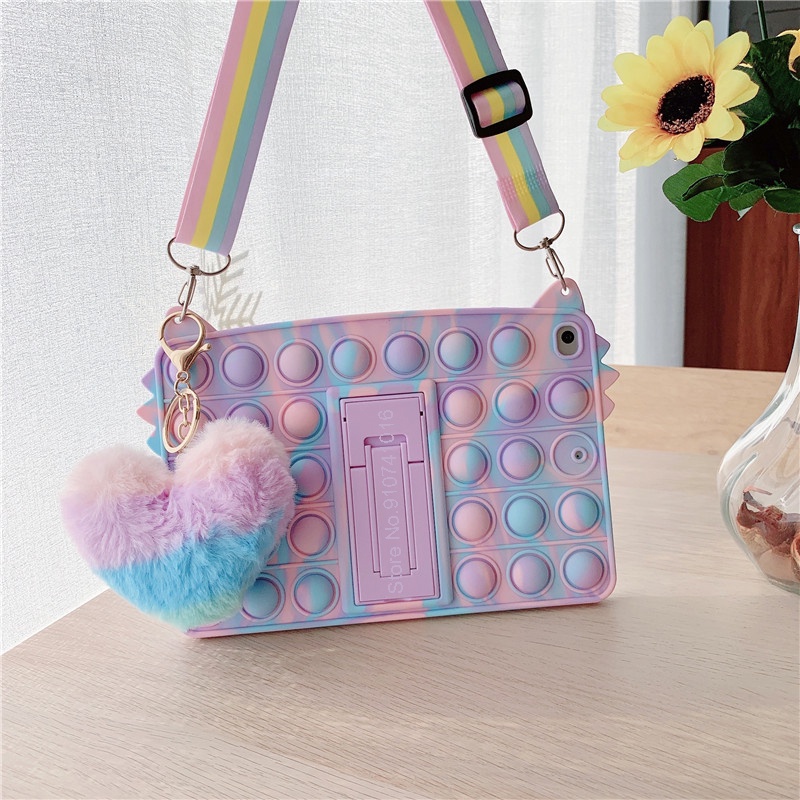 Cartoon Tablet Stand Case For Samsung Galaxy Tab A 10.1 T510 T515 S6 A7 Lite 8.7 T220 T225 P610 10.4