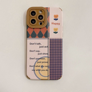 เคสไอโฟน เคสซิลิโคน สินค้าพร้อมส่งจากไทย iPhone case for iPhone 13 12 11 Pro max Don’t talk TPU-R1648