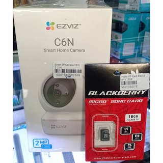 EZVIZ C6N ความคมชัด 2 ล้าน 1080P Smart Home Camera Night Vision Wi-Fi ฟรี Micro SD Card 16G สามารถใช้งานได้เลย