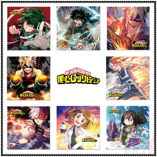 ★ อุปกรณ์ทําความสะอาดแว่นตา ลายการ์ตูน My Hero Academia ★ ผ้าเช็ดทําความสะอาดแว่นตา เลนส์โทรศัพท์ 1 ชิ้น