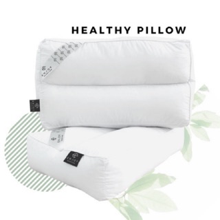 enjoysleeping หมอนสุขภาพ Healthy pillow หมอนใยแกะเทียม หมอน รองรับต้นคอ เด้ง เฟิร์ม