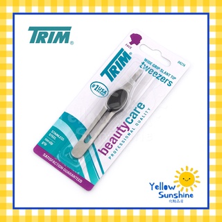 TRIM #1 USA Brand ที่ถอนขนคิ้ว หัวเฉียง ที่จับกว้าง แหนบอเนกประสงค์ TRIM ของแท้แบรนด์ USA Wide Grip Slant Tip Tweezers