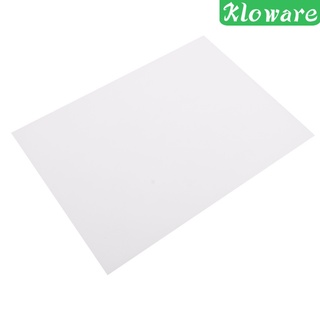 [KLOWARE] White Shrinkable Paper Shrink Plastic Art Craft Embellishment Jewelry Making