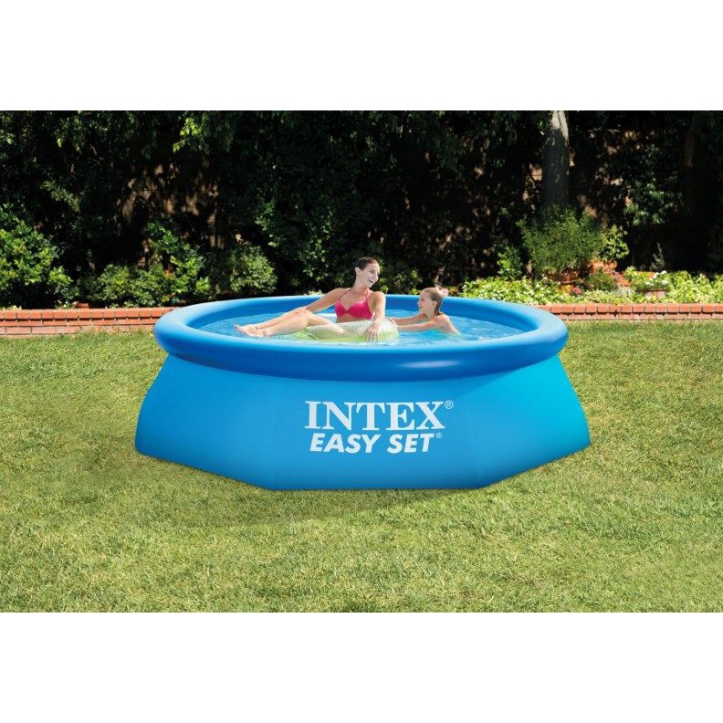 Intex สระน้ำเป่าลม 8 ฟุต Easy set Pool รุ่น In-28110 - Blue