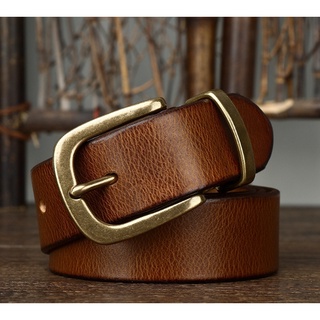 เข็มขัดแบบ สไตล์คาวบอย  วินเทจ  หนังวัวแท้  Leather  Belt  รุ่น MAP