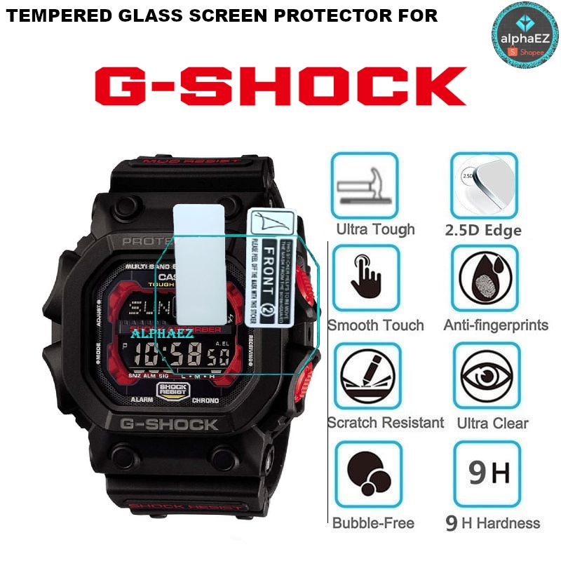 Casio G-Shock GX-56-1A Series 9H นาฬิกากระจกนิรภัยป้องกันหน้าจอ GX56 GXW56 GX-56 ฝาครอบทนต่อการขีดข่