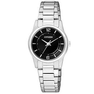 Citizen นาฬิกาข้อมือผู้หญิง Classic Quartz ER0180-54E Silver Stainless-Steel Watch