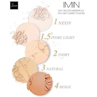 IMIN SILKY SMOOTH WATERPROOF TWO WAY COMPACT POWDER
