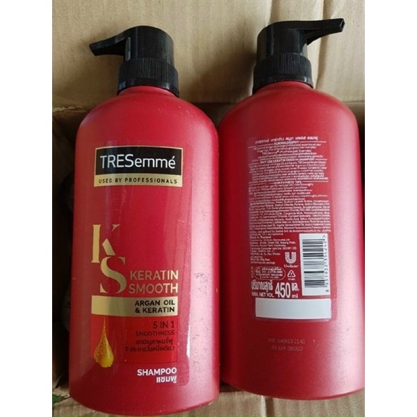 Tresemme Thailand Shampoo 450มล . เรด เคราติน สมูท