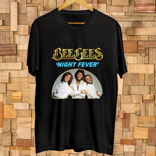 [S-5XL]ขายดี เสื้อยืดผ้าฝ้าย พิมพ์ลาย Bee Gees Night Fever Robin Gibb Pop Band ใส่สบาย สําหรับผู้ชาย DOdcpn30CGicgp99