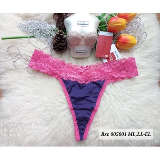 Bsc Size M,L,LL,EL ชุดชั้นใน/กางเกงชั้นใน ทรงจีสตริง (G string) 005001