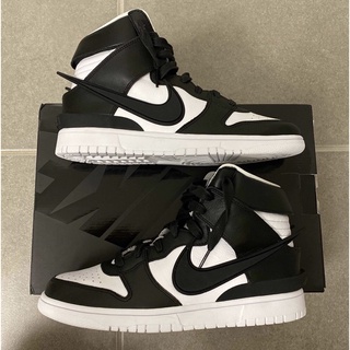 Nike Dunk x Ambush High Black White CU7544 001 ปี2020 ไนกี้ของแท้100% ดังก์ x Ambush 1 สีขาวดำ แพนด้า ใหม่ล่าสุด