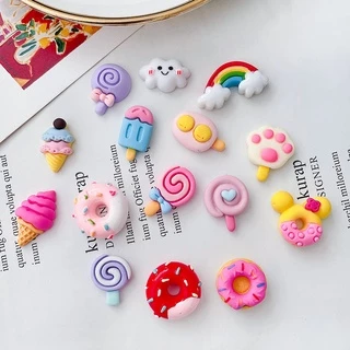 สติ๊กเกอร์ตัวนูน 3D ลายน่ารักทุกลาย สติกเกอร์เรซิ่น ลายการ์ตูนแก้วน้ํา 3D สามมิติ diy สําหรับติดตกแต่ง