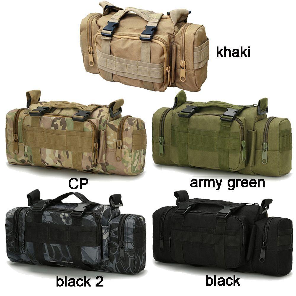 Cereza กระเป๋าคาดเอวกลางแจ้งมัลติฟังก์ชั่น Molle Camping Storage กระเป๋าเดินป่า