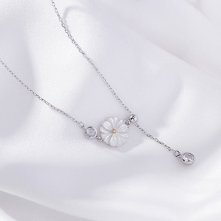 MeeningBrand❀สร้อยคอเงิน FLOWER DIAMOND [02-0025]