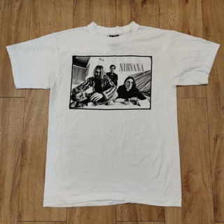 เสื้อยืดผ้าฝ้าย NIRVANA (Kurt Donald Cobain) วงเนอร์วานา เสื้อวง เสื้อทัวร์